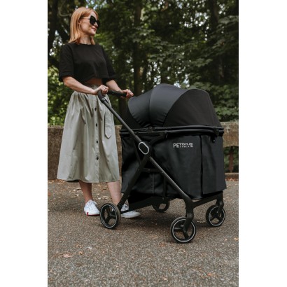 2in1: Hund Buggy  oder Katzenwagen B.RIDER bis 30kg + floor