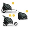 4in1 Hundebuggy und Fahrradanhänger GGBIKE