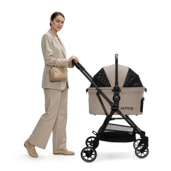3in1 Hundewagen oder Katzenwagen S.RIDER beige