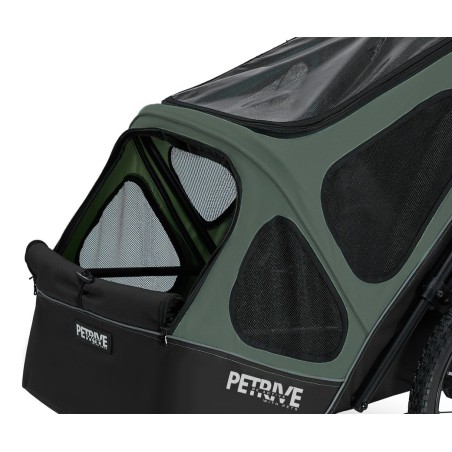 Fabric Cover for GGbike trailer Dark Green
