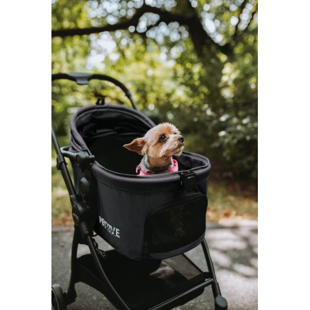 Stroller for dog or cat  3in1 S.RIDER black